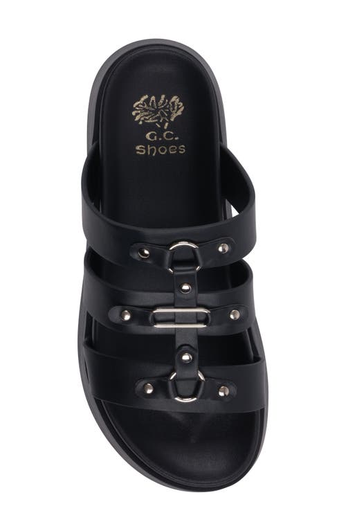 Gc Shoes Stevie Platform Slide Sandal In Black