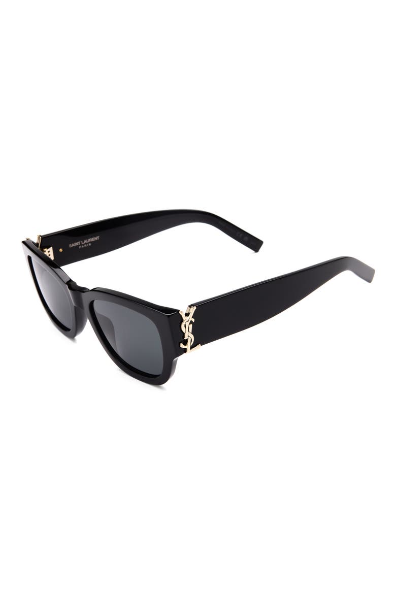 SL M174 Cat Eye Sunglasses, Alternate, color, BLACK
