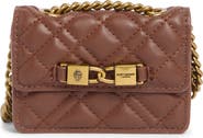 Kurt Geiger London Micro Kingsley Quilted Leather Crossbody Bag