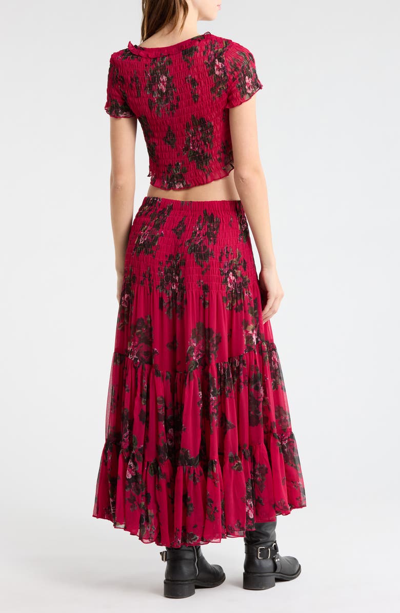 Free People Blooming Romance Top & Skirt Set, Alternate, color,