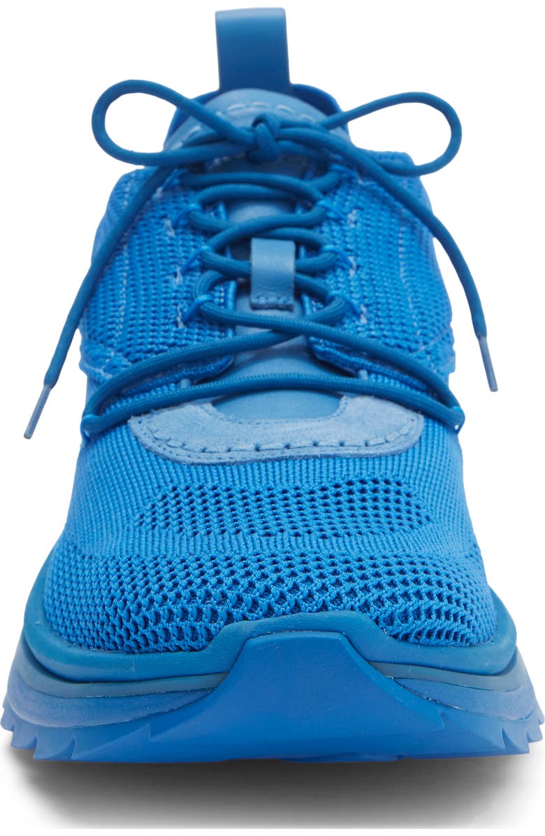 FERRAGAMO Nima Knit Low-Top Sneaker, Alternate, color, Blue