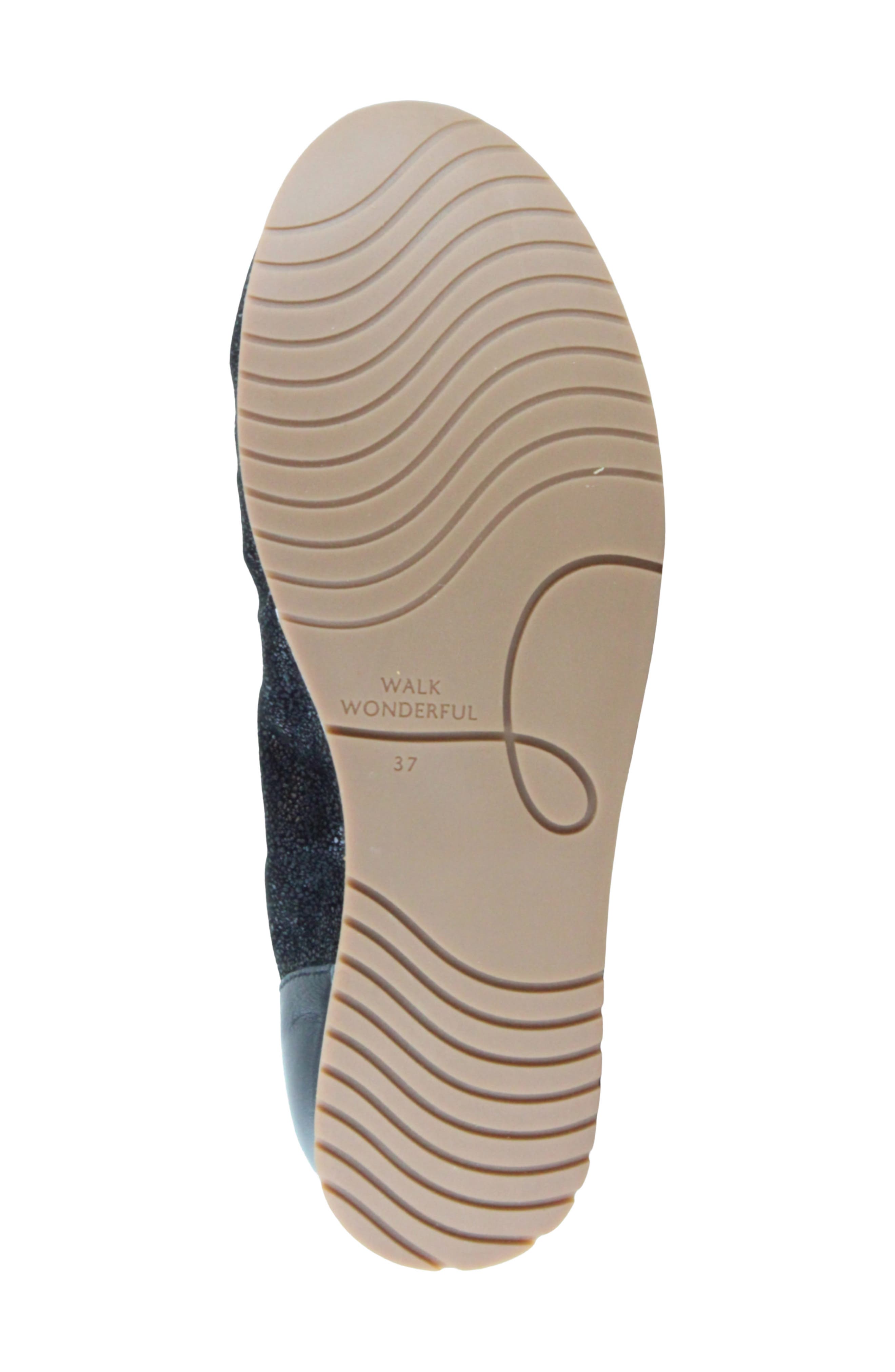Echo Flat, Alternate, color, BLACK SUEDE