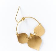 Matr Boomie Chameli Leaf Drop Earrings