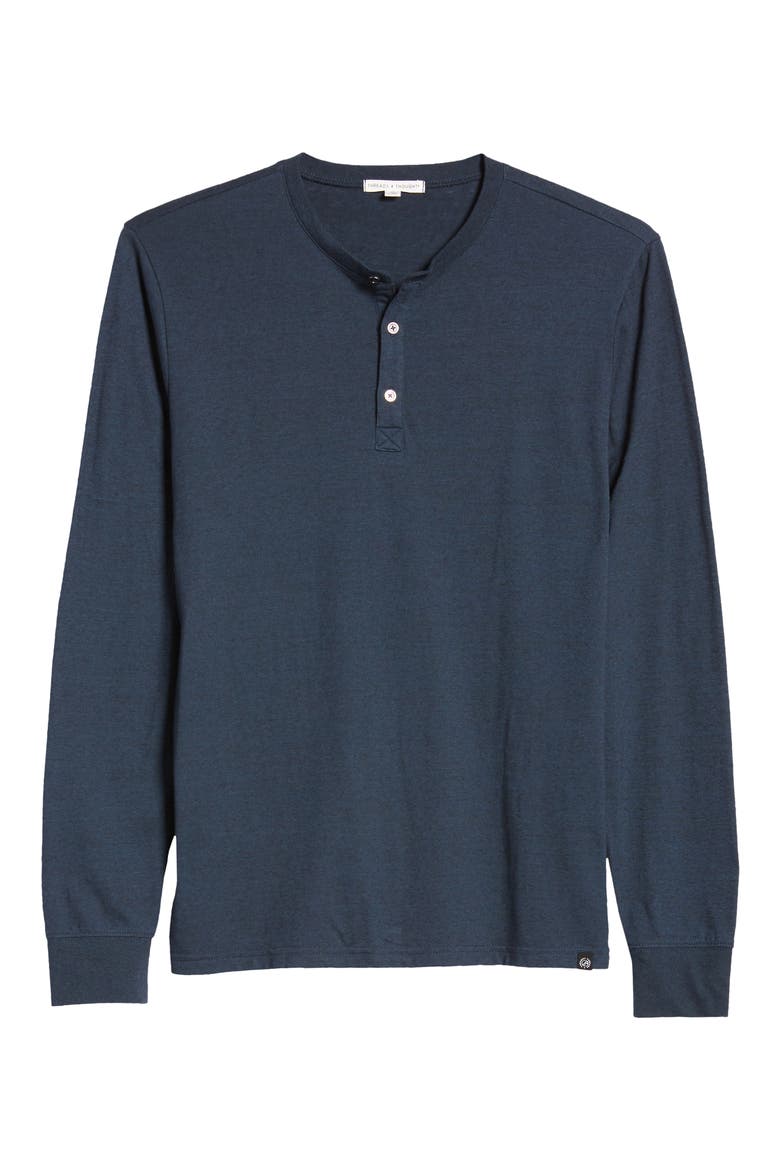 Long Sleeve Henley, Alternate, color, MIDNIGHT
