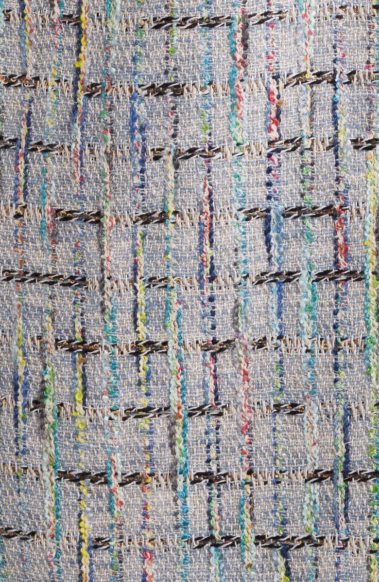 KOBI HALPERIN Novi Sleeveless Tweed Minidress, Alternate, color, White Multi