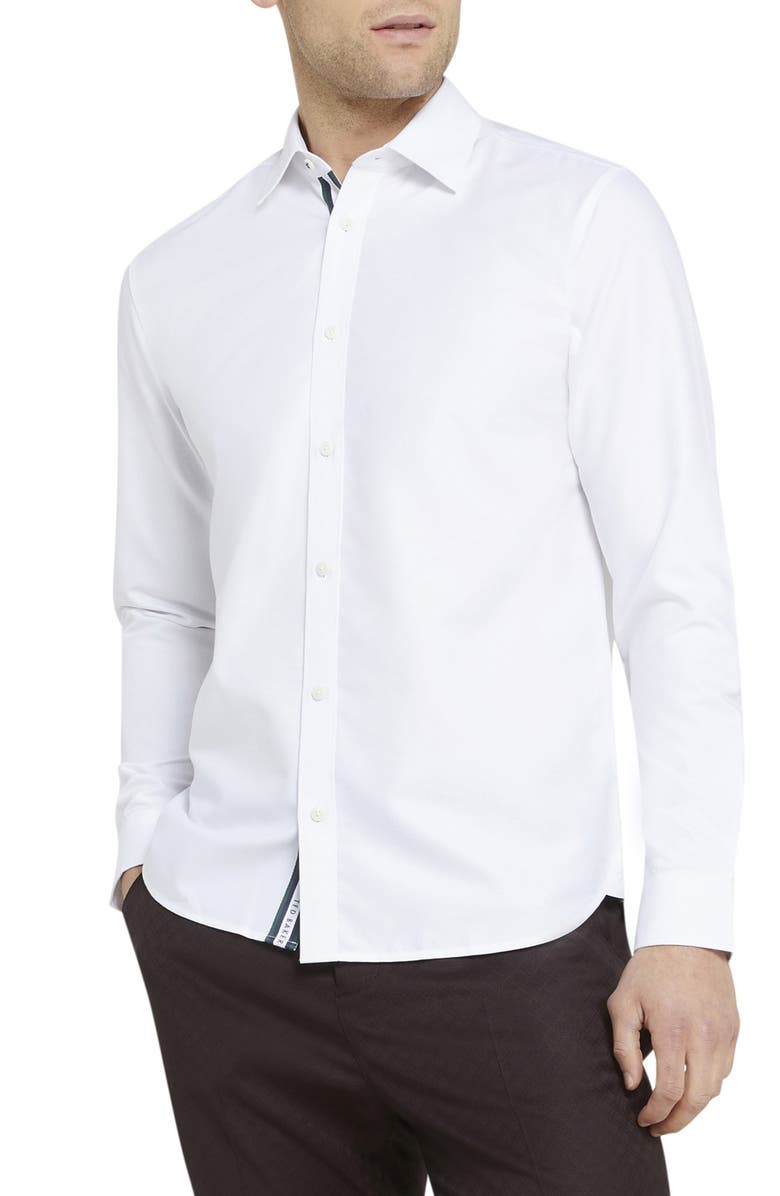 Ted Baker London Solurr Oxford Button-Up Shirt, Main, color,