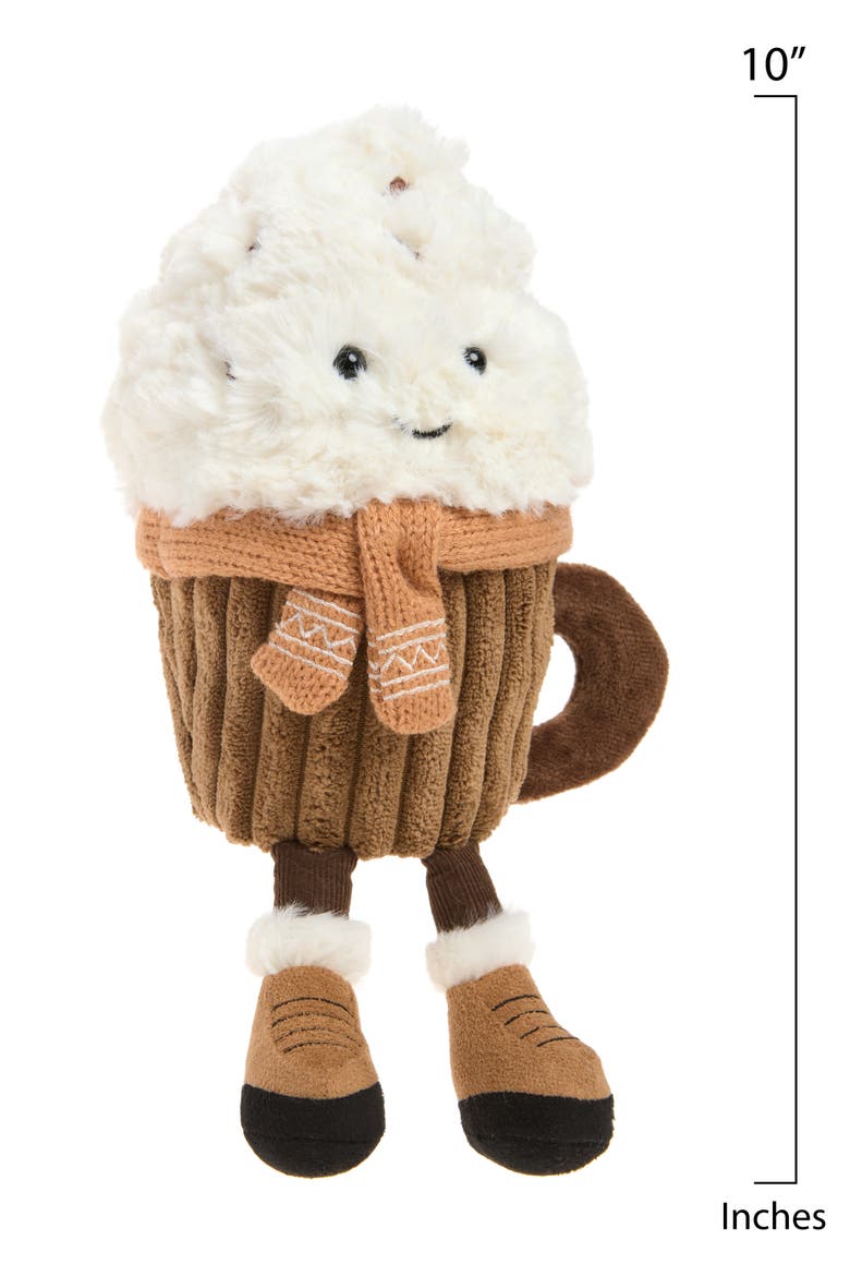 Amuseables Scarffles Hot Chocolate, Alternate, color, BROWN