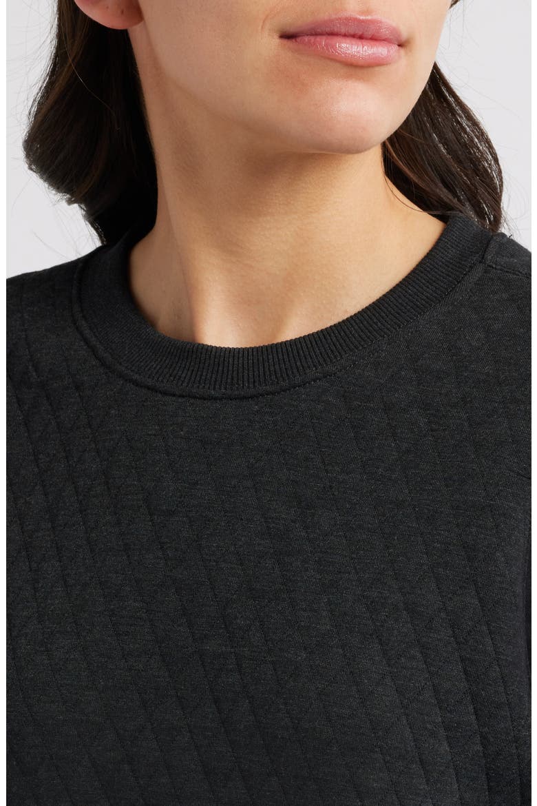 Corbet Quilted Sweatshirt, Alternate, color, CHARCOAL