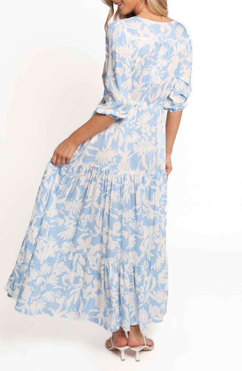 Petal & Pup Kelda Floral Sundress, Alternate, color, Blue Floral