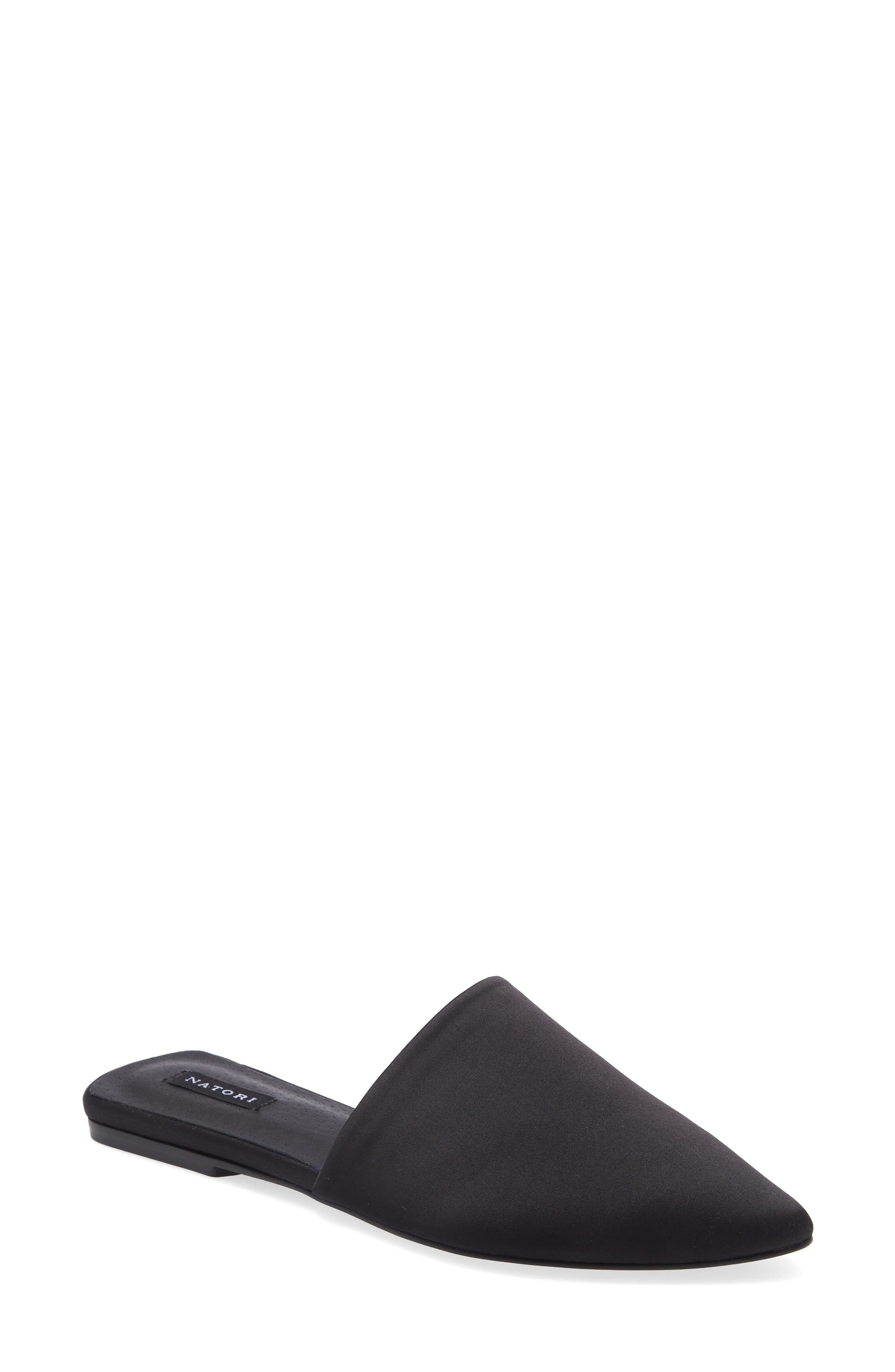 Natori Adore Satin Mule, Main, color, 