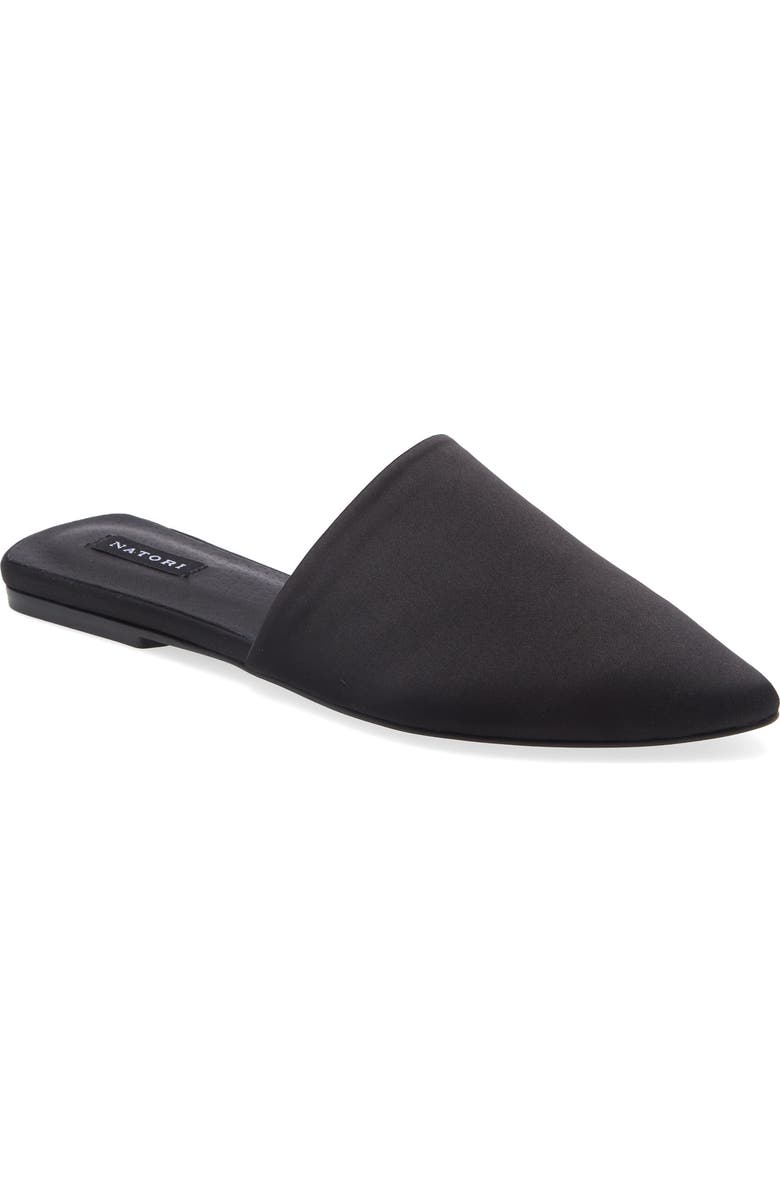 Natori Adore Satin Mule, Main, color,