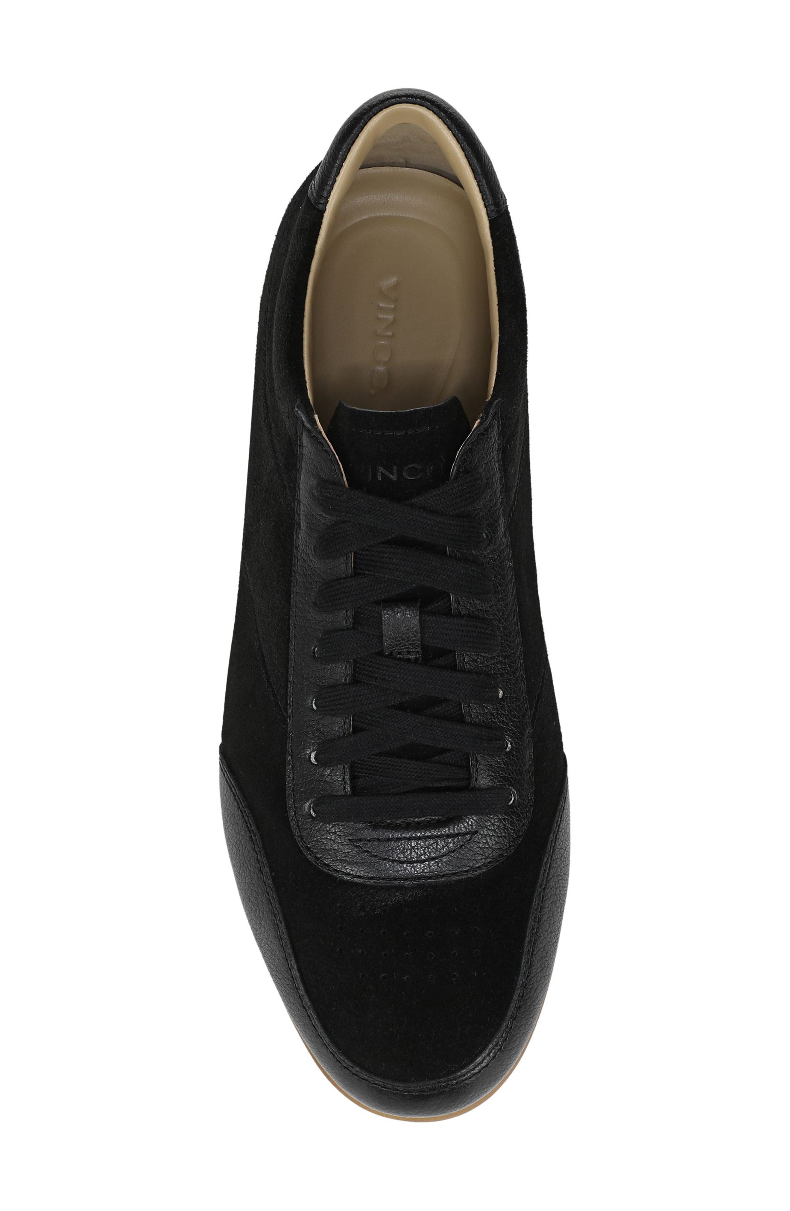 Vince Jet Trainer Sneaker, Alternate, color, Black