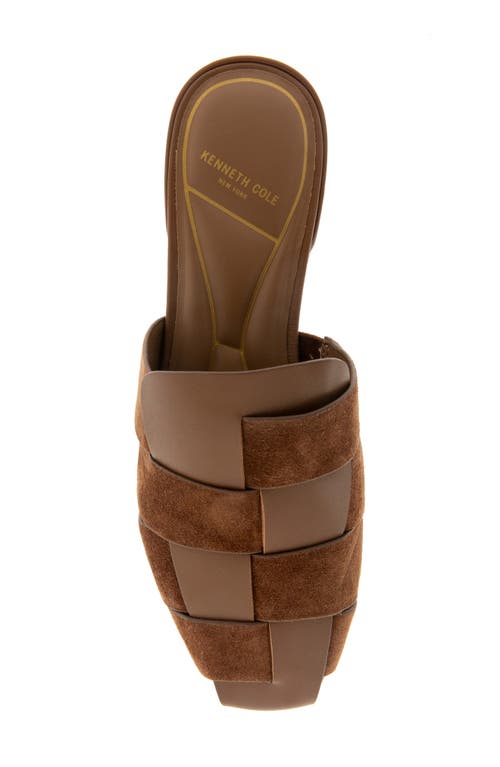 Kenneth Cole Faina Mule In Brown Leather