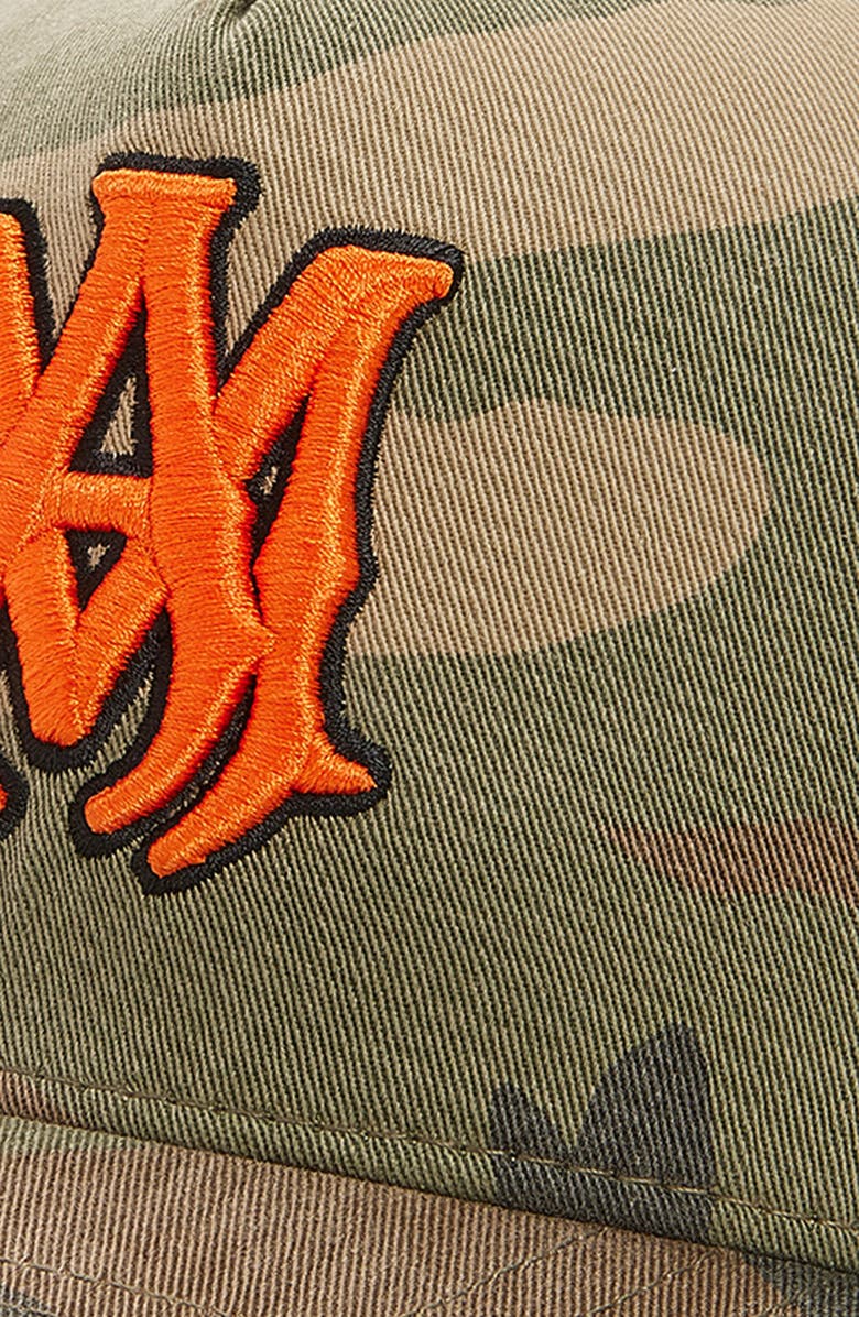 AMIRI MA Outline Camo Snapback Ball Cap, Alternate, color, Camo