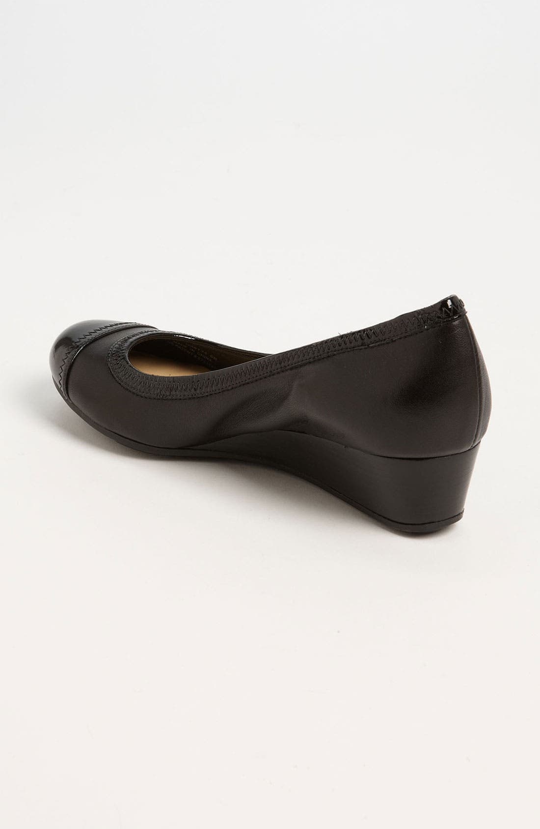 'Milly' Wedge Pump, Alternate, color, BLACK