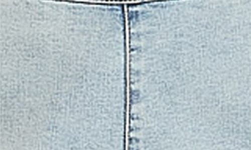 Wishlist Ruffle Strap Denim Suspender Overalls In Blue