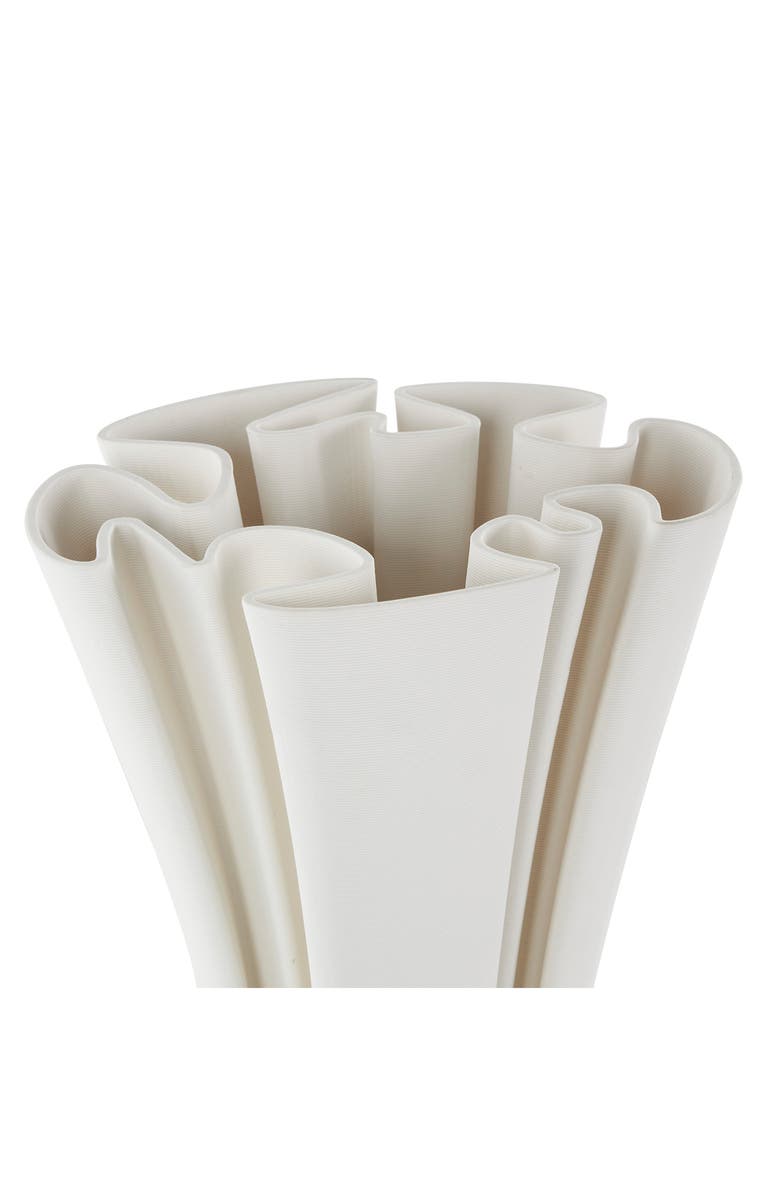 VIVIAN LUNE HOME Ceramic Vase, Alternate, color, White