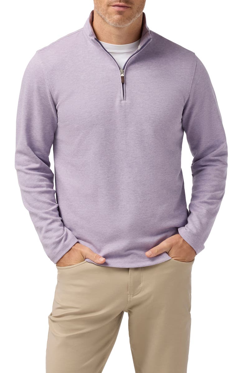 Mizzen+Main KPI Quarter Zip Pullover, Main, color, 