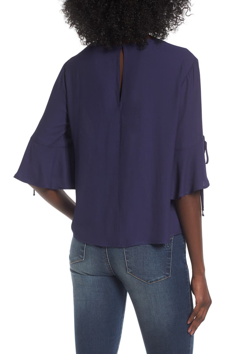 All in Favor Bell Sleeve Tee, Alternate, color,