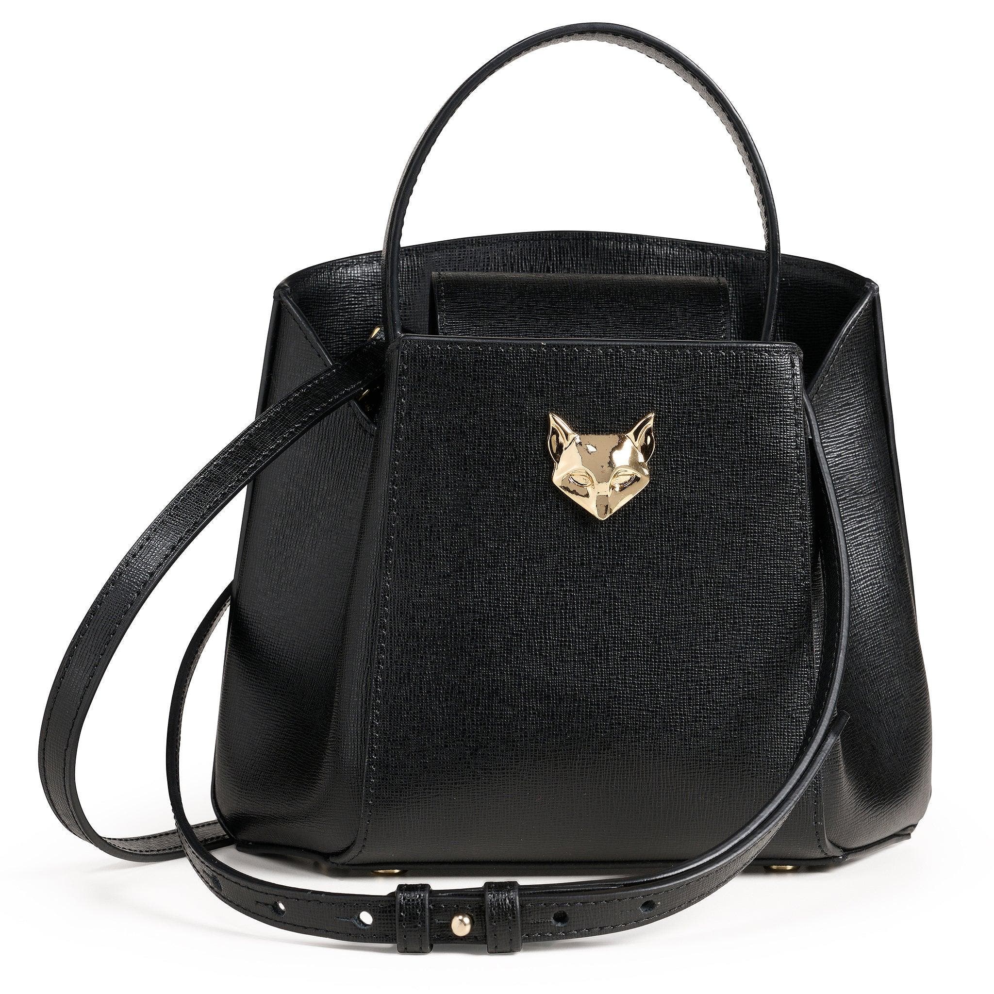 DESERI Rosa Mini Handbag, Main, color, Black