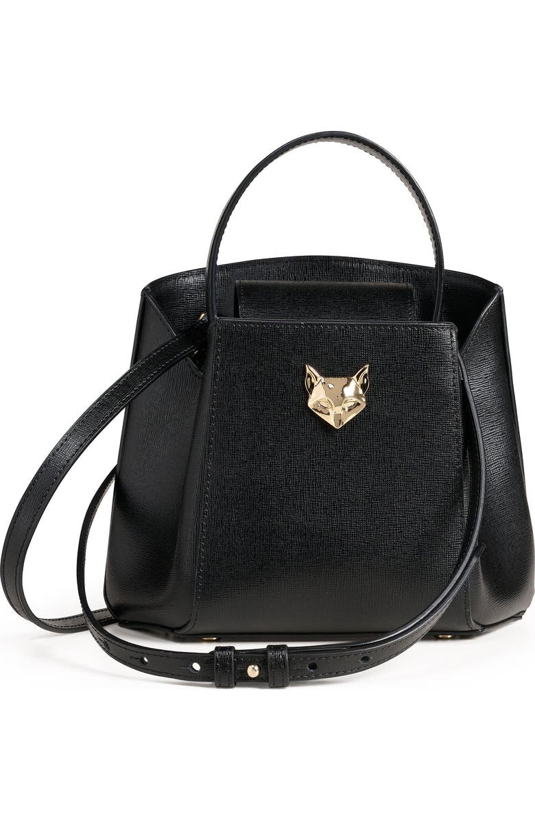 DESERI Rosa Mini Handbag, Main, color, Black
