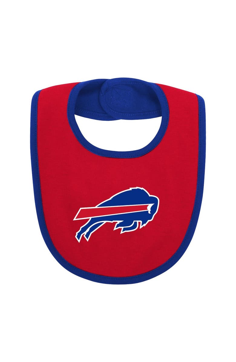 Outerstuff Newborn & Infant Royal/Red Buffalo Bills Home Field Advantage Three-Piece Bodysuit, Bib & Booties Set, Alternate, color, Royal