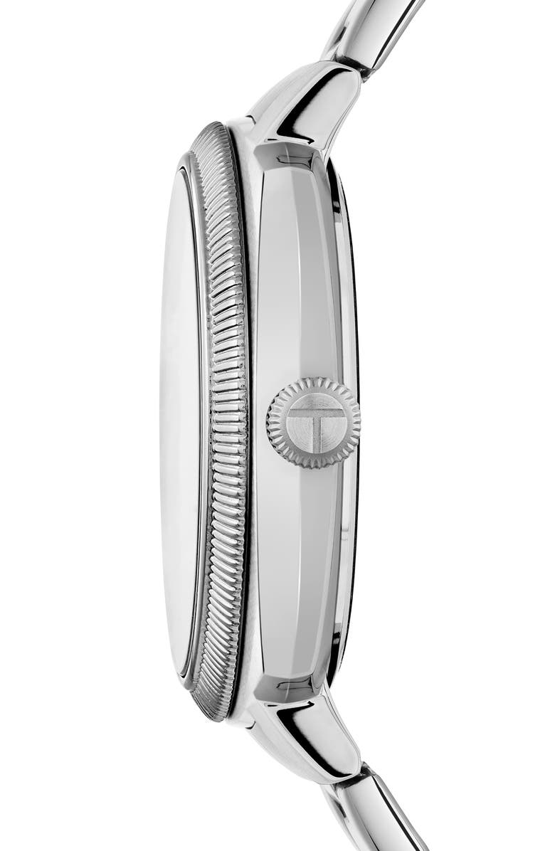 Ted Baker Caine Multifunction Bracelet Watch, 42mm, Alternate, color, Stainless Steel