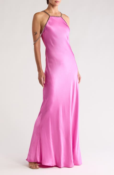 Majesty Chain Strap Maxi Dress