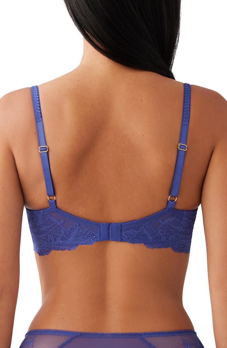 Wacoal Vivid Attraction Underwire Bra, Alternate, color, Skipper Blue
