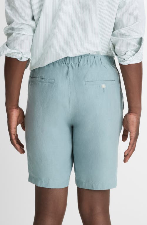 Vince Lightweight Hemp Shorts In Lagoon