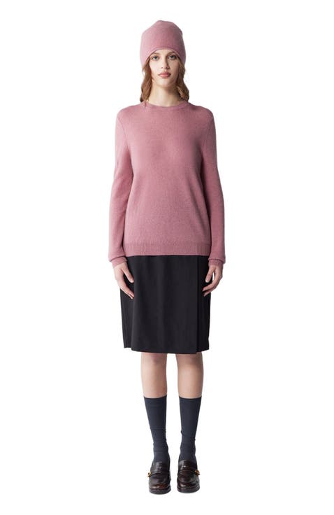 $99 Cashmere Hat & Sweater Set