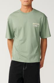 Rip Curl Heritage Icon Oversize Cotton Graphic T-Shirt