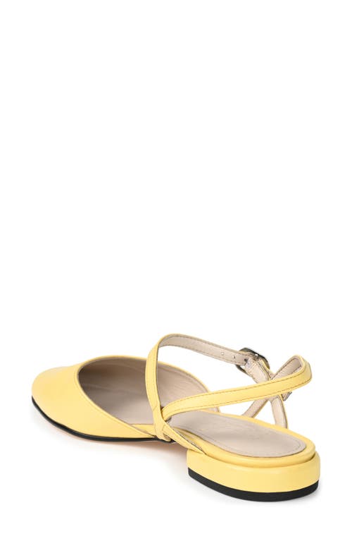 Shop Journee Collection Amannda Ankle Strap Low Pump In Yellow