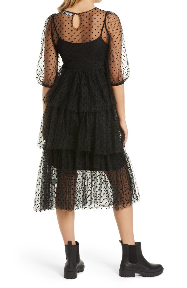 Amy Lynn Dover Tiered Mesh Dress, Alternate, color, 