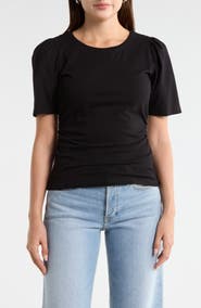 Current/Elliott Short Puff Sleeve Top