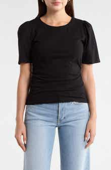 Current/Elliott Short Puff Sleeve Top