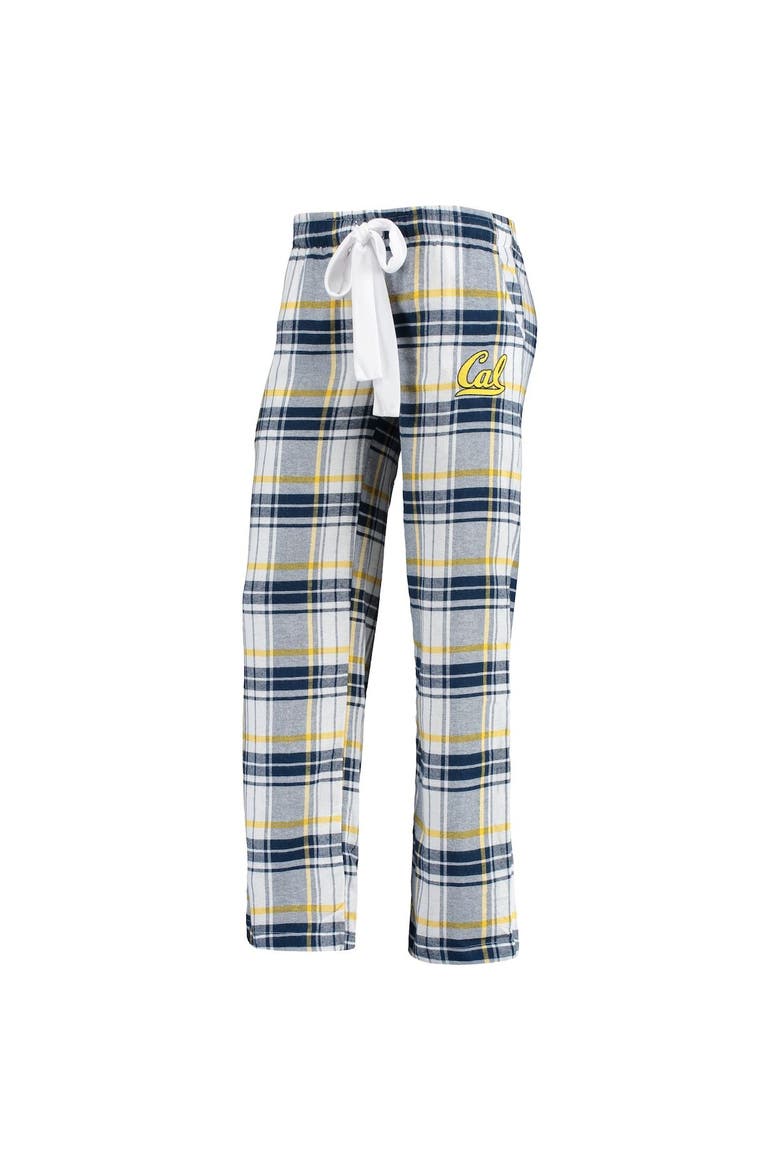 Women's Concepts Sport Navy/Gold Cal Bears Accolade Flannel Pants, Alternate, color, Navy