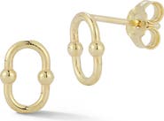Ember Fine Jewelry 14K Link Stud Earrings