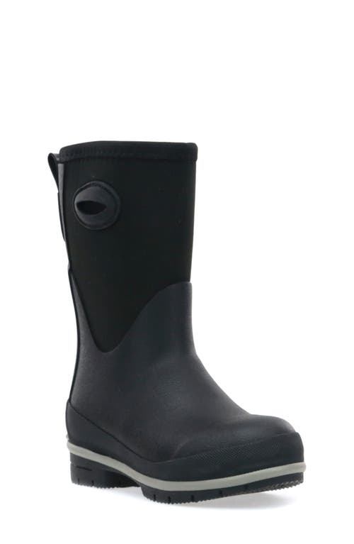 Western Chief Kids' Solid Neoprene Waterproof Boot In Black