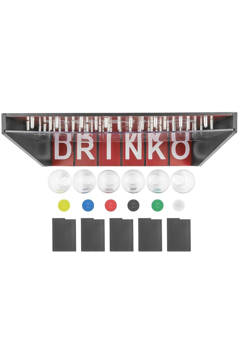 DRINKO, Shot Glass Drinking Party Game, Adult Game Night, Alternate, color, Multicolored