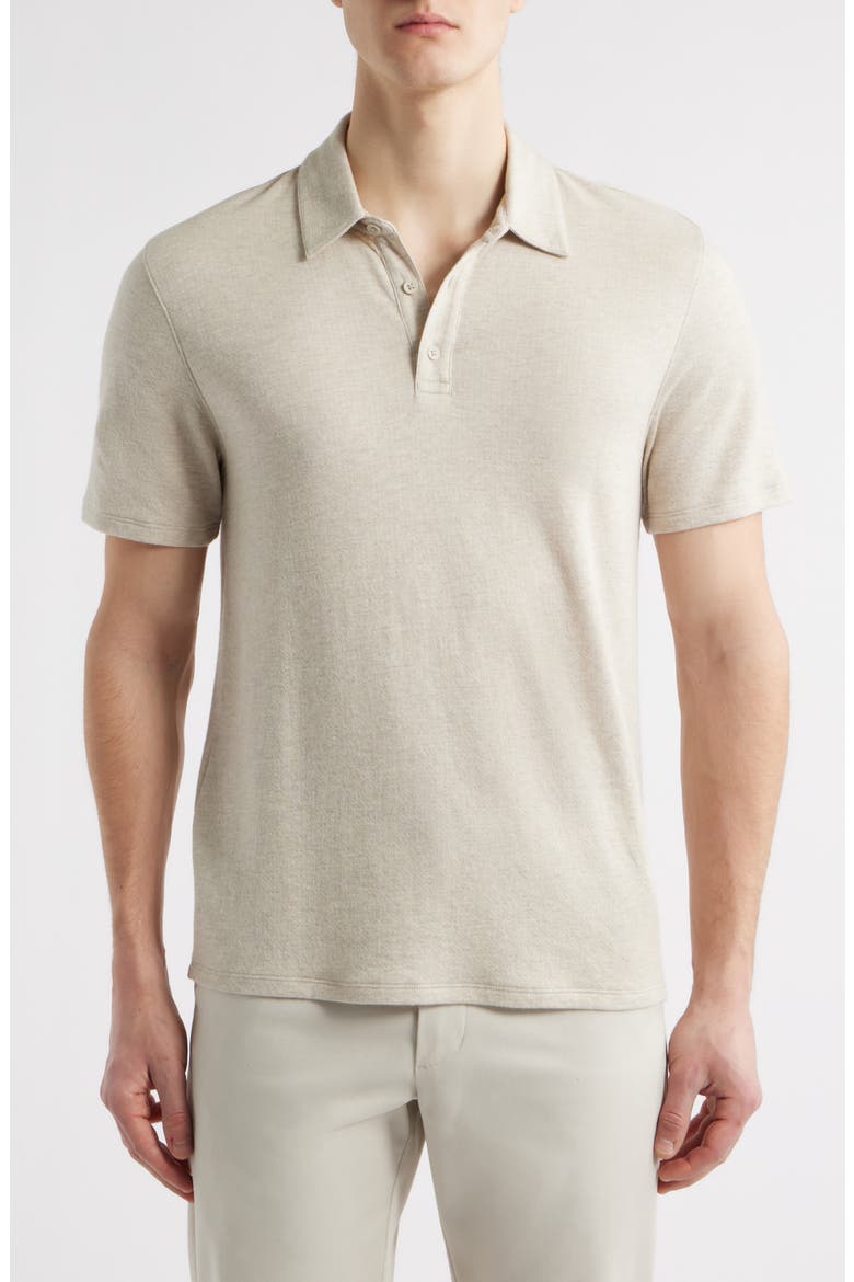 Pima Cotton Blend Polo, Main, color, MORNING HAZE