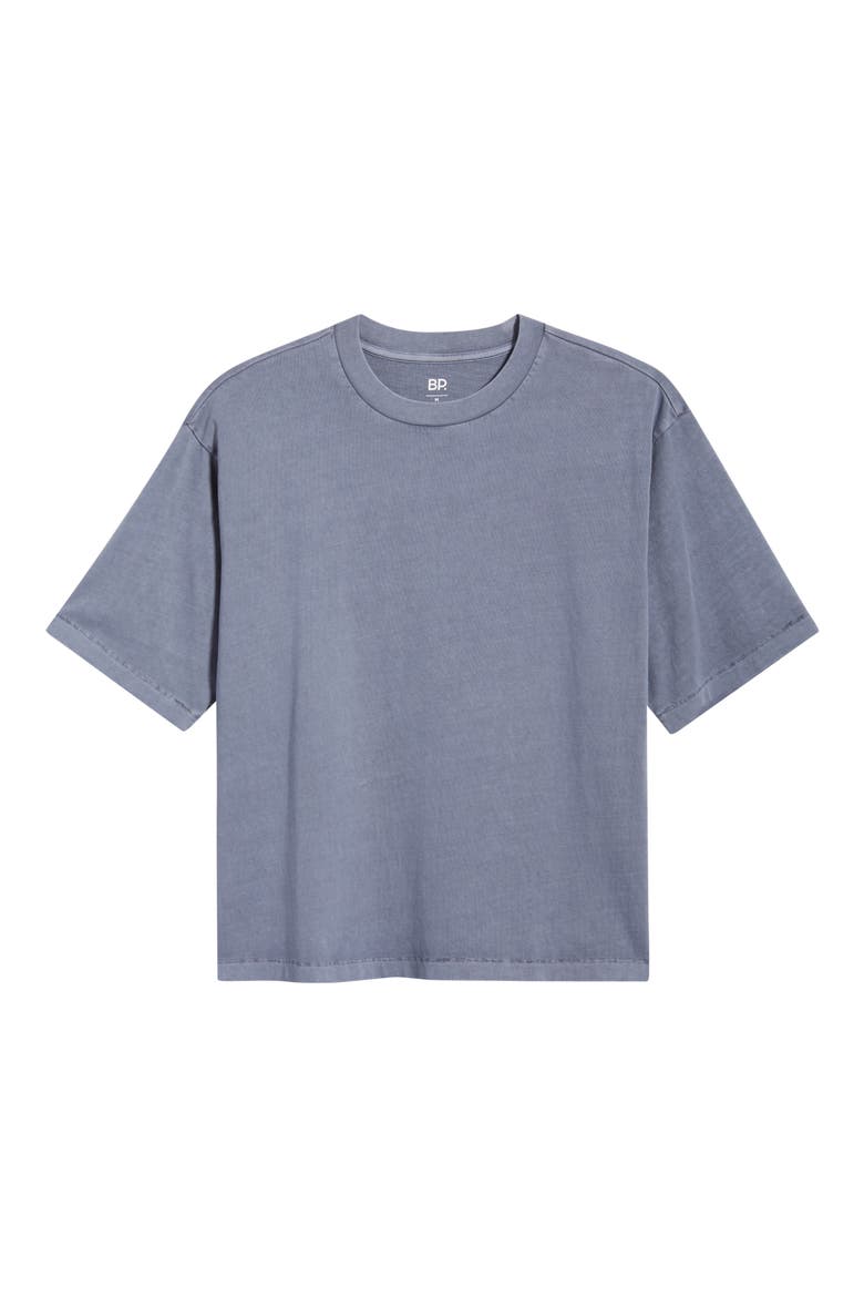 Garment Dyed Boxy Crop T-Shirt, Alternate, color, GREY FOLKSTONE