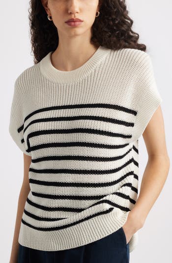 Nordstrom Crewneck Sweater In White