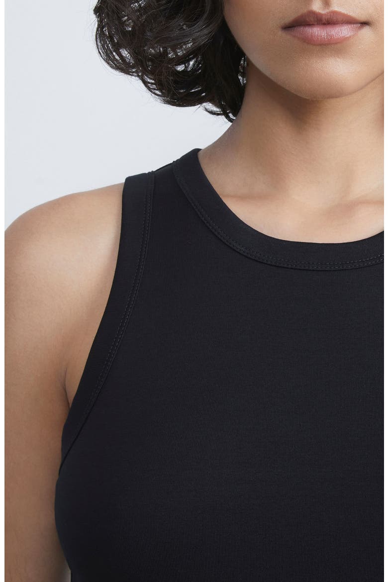 Racerback Tank, Alternate, color, BLACK