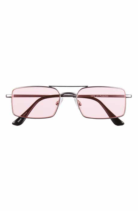 Gradient Rectangular Aviator Sunglasses