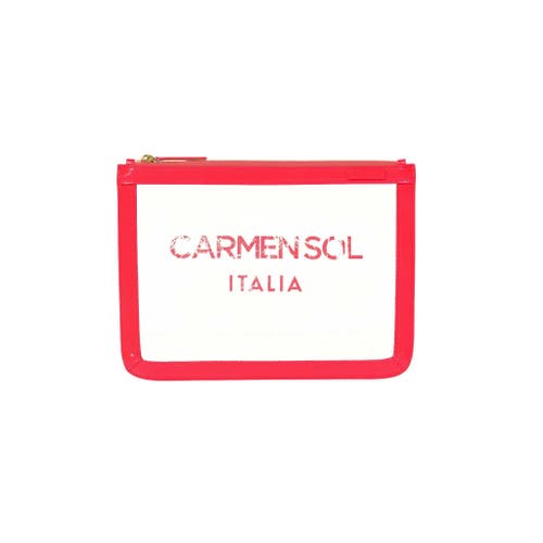 Carmen Sol Firenze Clear In Red