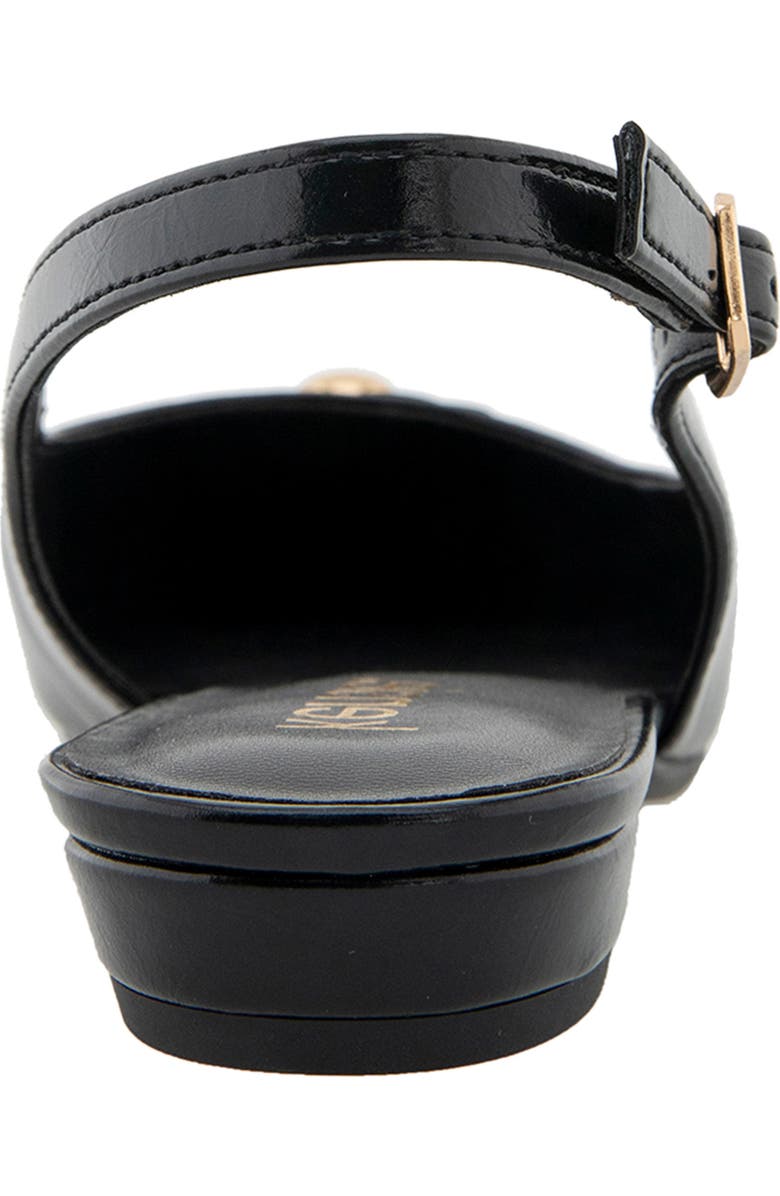 Kensie Paige Slingback Kitten Heel Pump, Alternate, color, Black