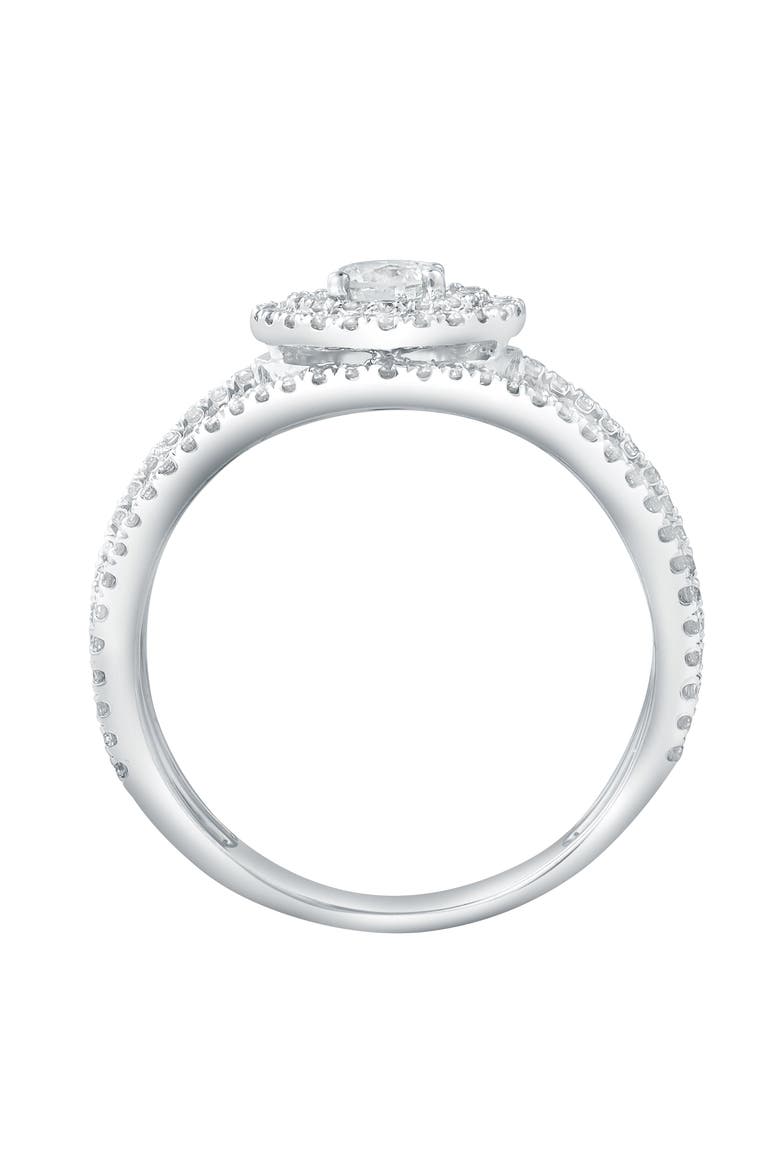 Veyora 0.8 Ct 14K Gold Diamond Ring, Alternate, color, 14K White Gold