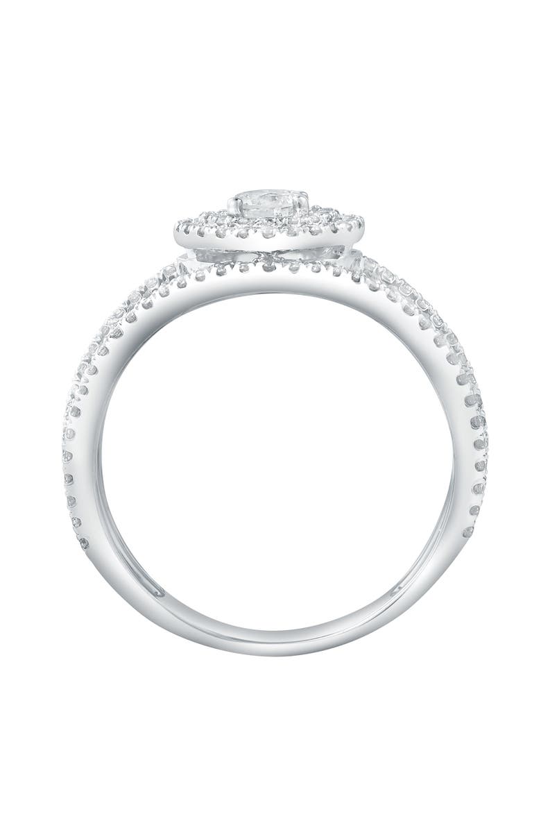 LuvMyJewelry Veyora 0.8 Ct 14K Gold Diamond Ring, Alternate, color, 14K White Gold