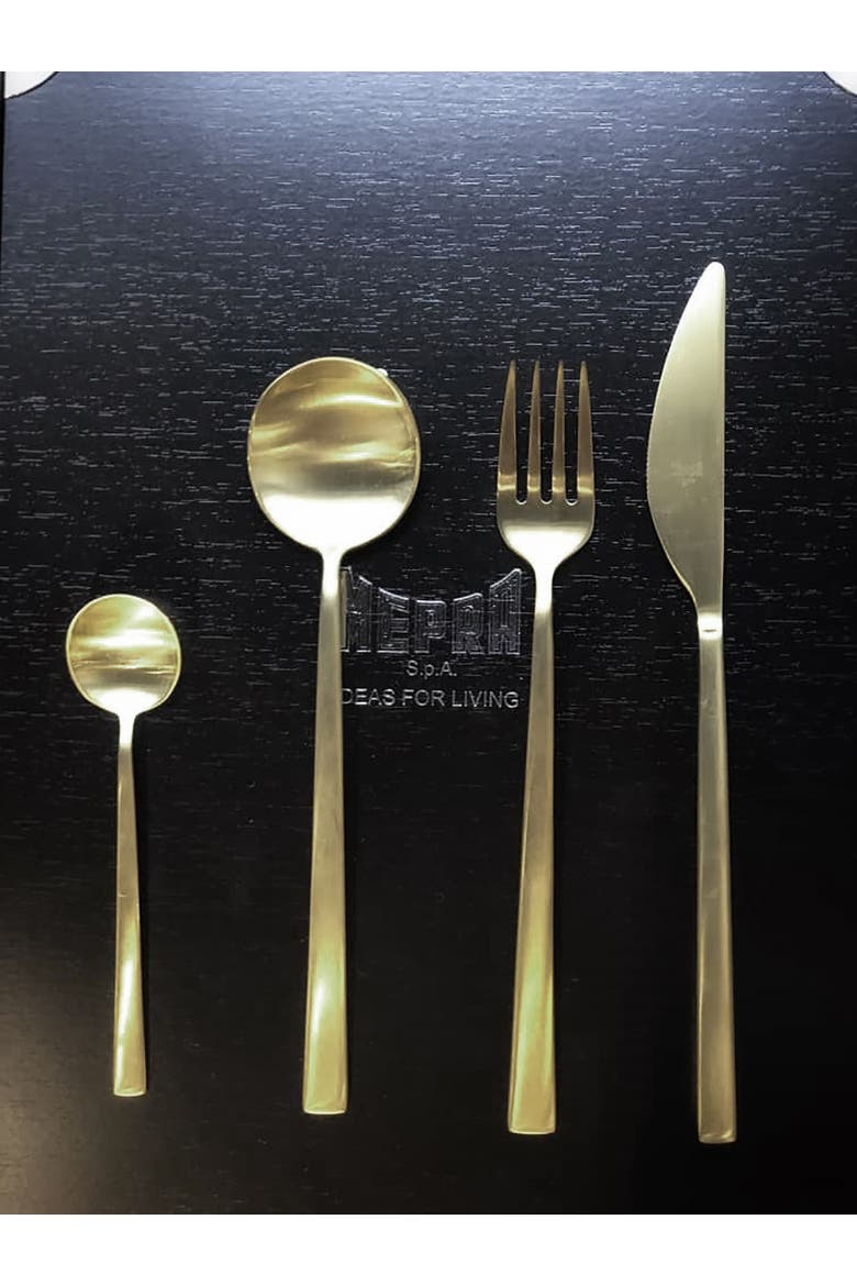 Movida Ice Flatware  Set - 5 Pieces, Alternate, color, Ice Champagne